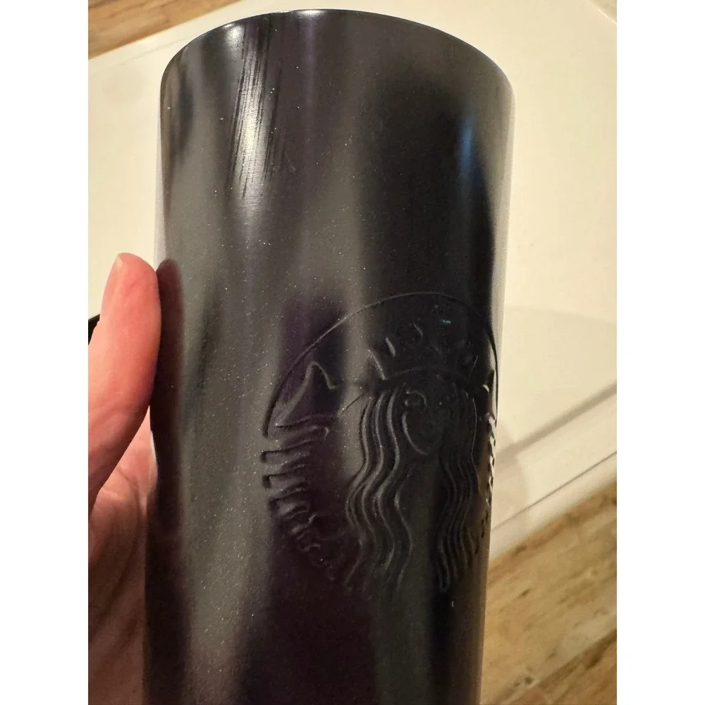 Starbucks Disney World‎ 50th Anniversary Black Gold Ombre Tumbler 24oz Cold Cup